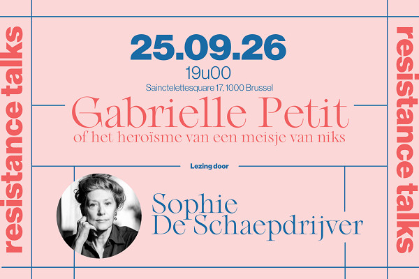 Resistance Talk #2 met Sophie De Schaepdrijver