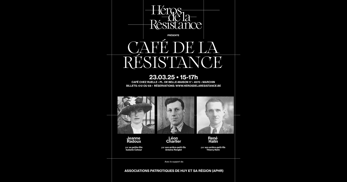 Premier Café de la Résistance francophone – Helden van het verzet