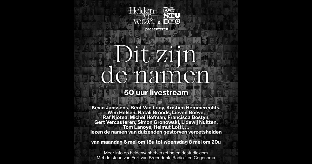 Persbericht: Dit zijn de namen – Helden van het verzet
